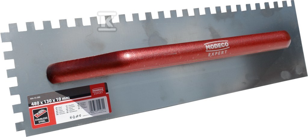 Racle en acier inoxydable dent - MN-73-388